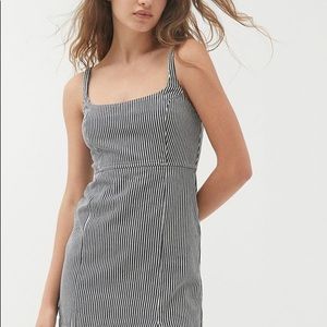 BDG Hudson Denim Pinstripe Mini Dress NWOT